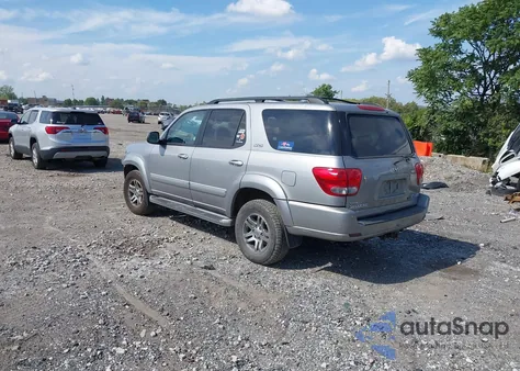 2007 Toyota Sequoia Sr5 из США, поврежденный, VIN 5TDBT44AX7S289762
